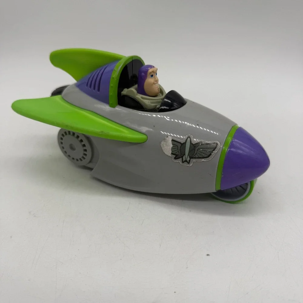Disney Pixar Toy Story 3 Buzz Lightyear Star Command Spaceship Grey Green Purple